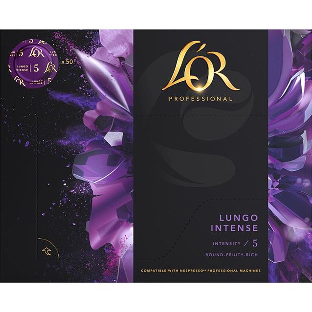 Douwe Egberts - professional discs Intensity 5, Lungo Intense, pak van 50 discs