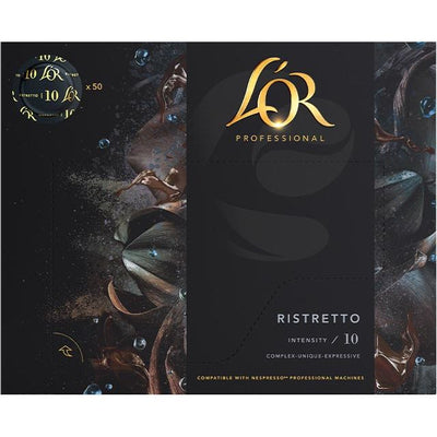 Douwe Egberts - disques professionnels Intensité 10, Ristretto, pack de 50 disques