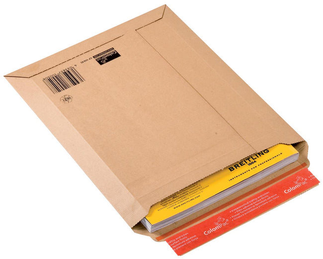 Colompac -   verzendenvelop CP010, ft 21,5 x 30 x 5 cm, bruin