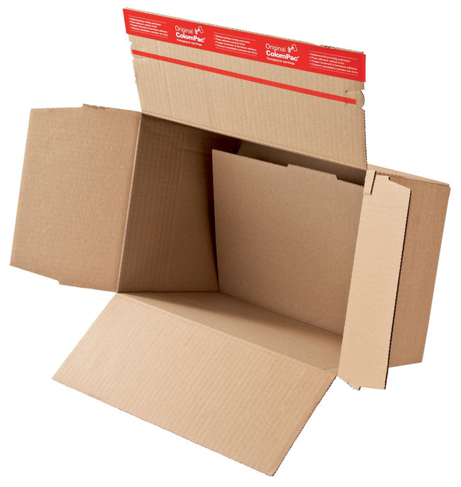 Colompac -   verzenddoos CP141, ft 44,5 x 31,5 x 18 -30 cm, bruin (afbeelding 2)