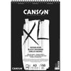 Canson -  tekenblok XL 150g/m² ft A3, 40 vel, zwart