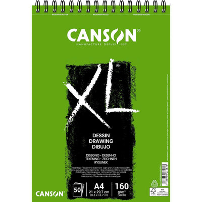Canson -  Tekenpapier XL Drawing 50vel 160gr A4 wit
