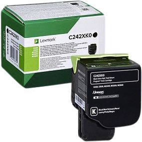 Lexmark - Tonerkartusche c242xk0 schwarz