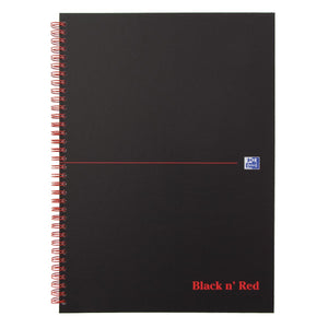 Oxford - Carnet Black n' Red A4 70v diamant 5mm