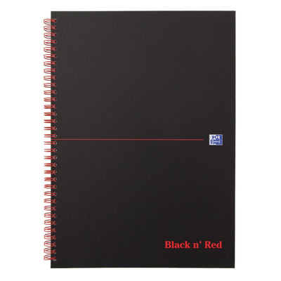 Oxford - Carnet Black n' Red A4 70v diamant 5mm
