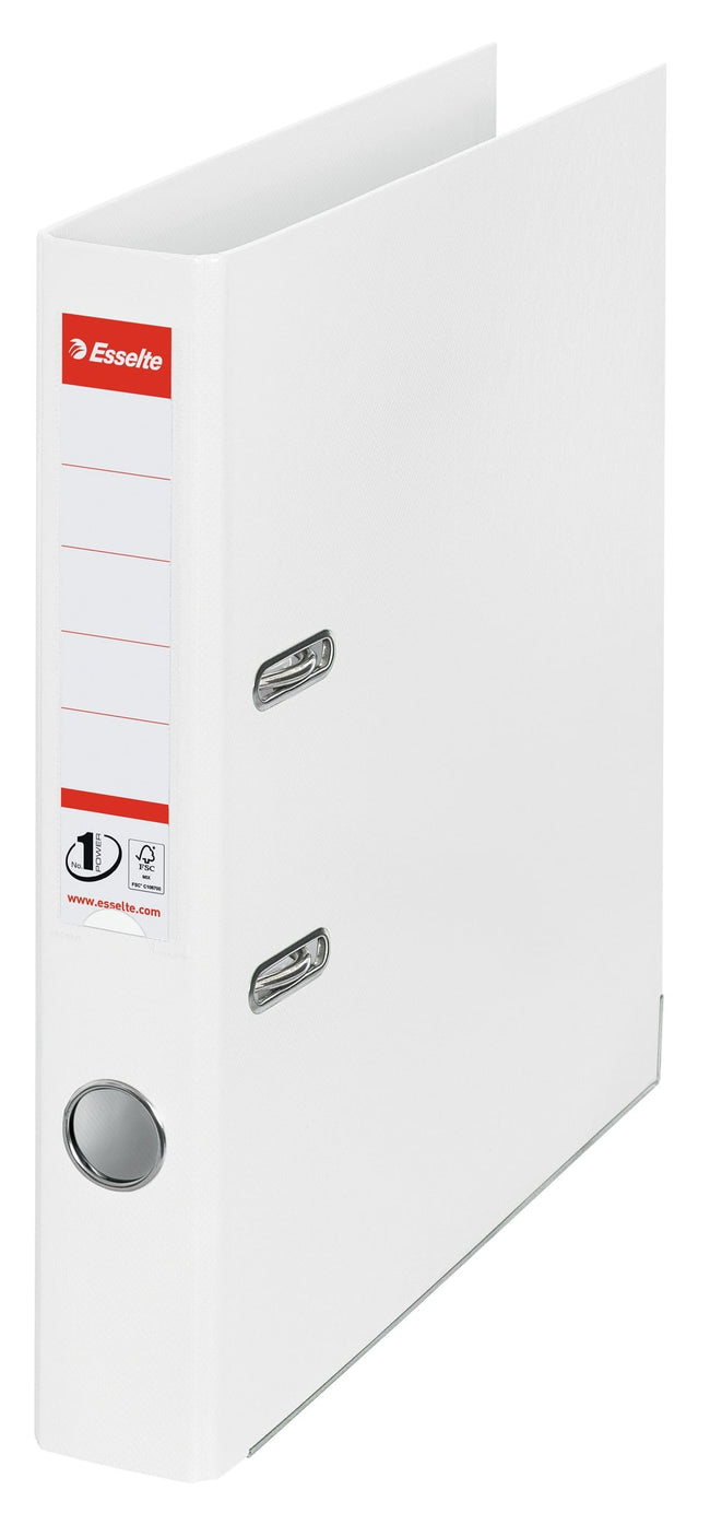 Esselte -  Ordner  no 1 power pp 50mm wit 5st | 5 stuks