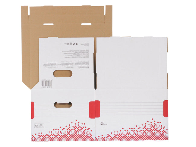 Esselte -  Speedbox tijdschriftenhouder Rood, Wit