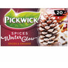 Pickwick -  thee, zwarte thee winter glow, fairtrade, pak van 25 zakjes