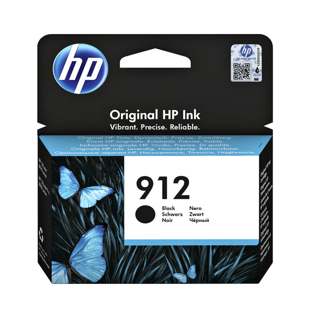 HP -  Inktcartridge  3yl80ae 912 zwart