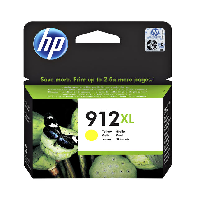 HP -  Inktcartridge  3yl83ae 912xl geel