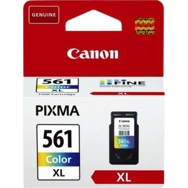 Canon - Cartouche d'encre CL -561XL, 300 pages, OEM 3730C001, 3 couleurs