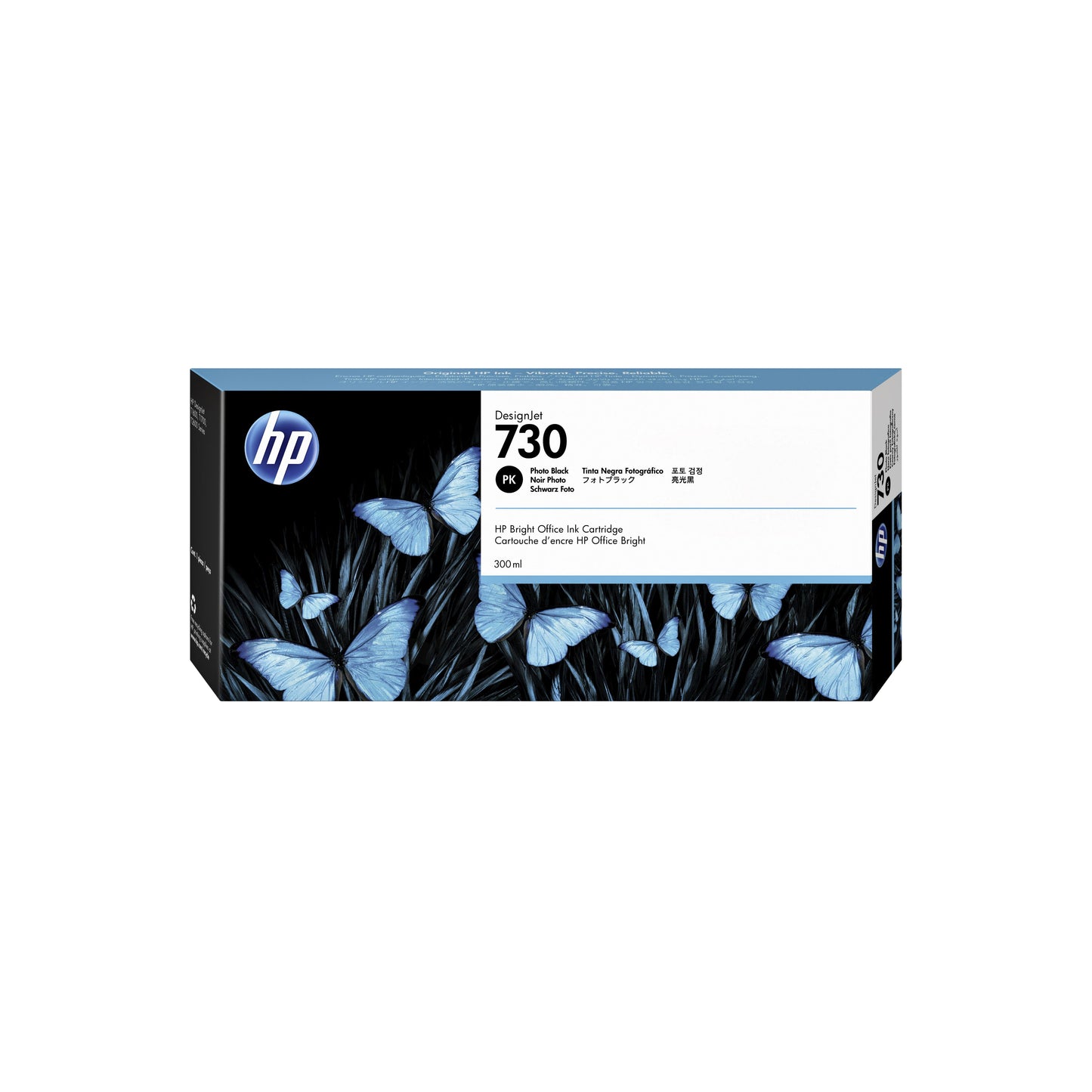 HP - Cartouche d'encre p2v73a 730 300ml photo noir