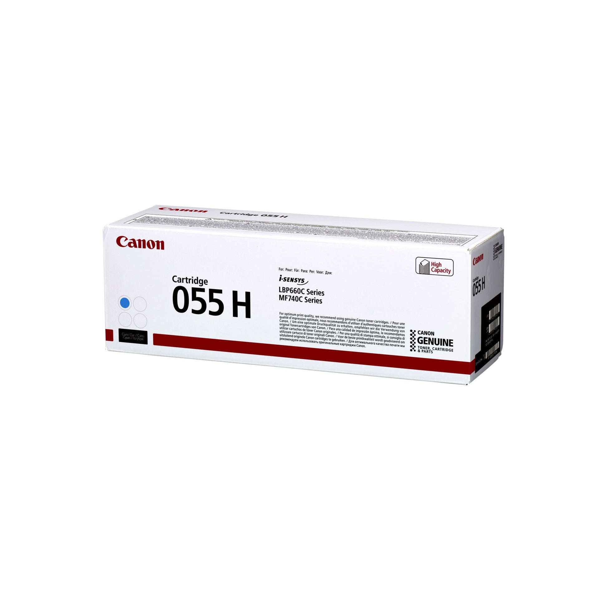 Canon -  055H tonercartridge 1 stuk(s) Origineel Cyaan