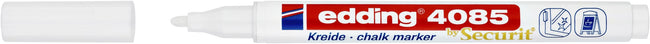 Edding -  Krijtstift  4085 rond 1-2mm wit | 10 stuks