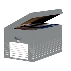 Elba -  archiefcontainer, ft 34,5 x 45 x 28 cm, grijs en wit
