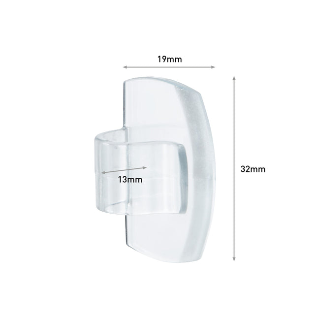 Command -  Kabelklem  rond incl strips tr 4st