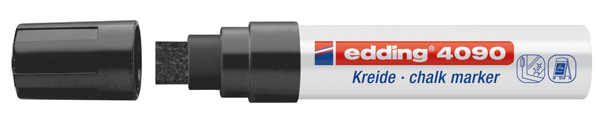 Edding - Marqueur à craie e-4090 noir