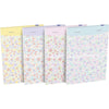 Oxford - Bloc-notes floral à couverture souple, format A6, 80 feuilles lignées, 4 motifs assortis