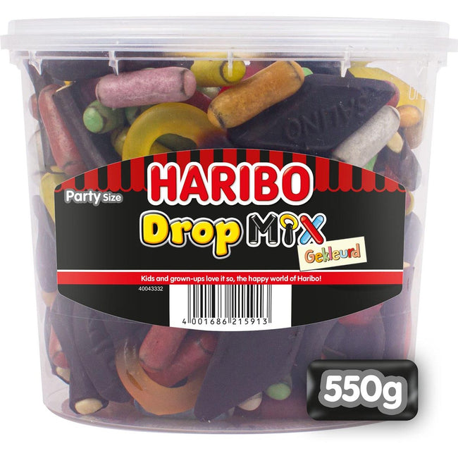 Haribo - Mélange de réglisse coloré 550gr