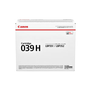 Canon -  039H tonercartridge 1 stuk(s) Origineel Zwart