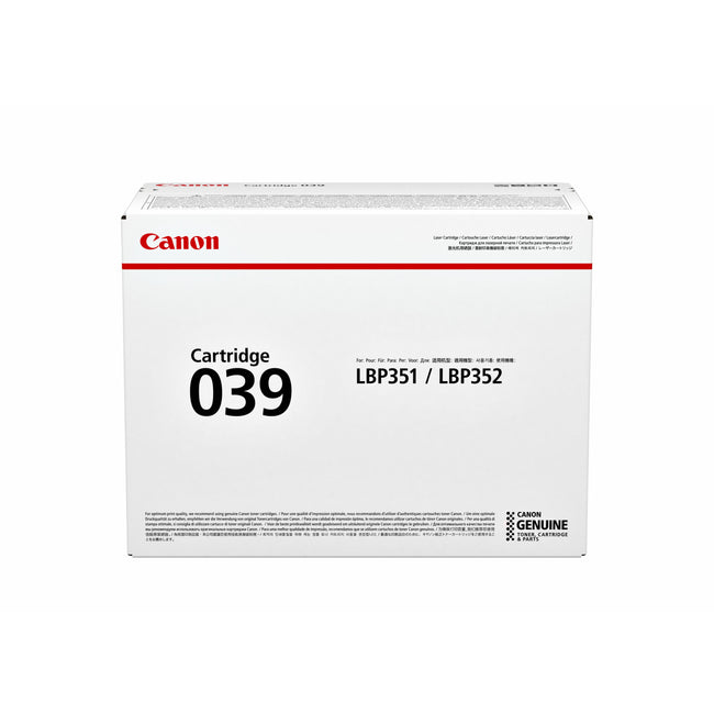 Canon - Cartouche toner 039 noir