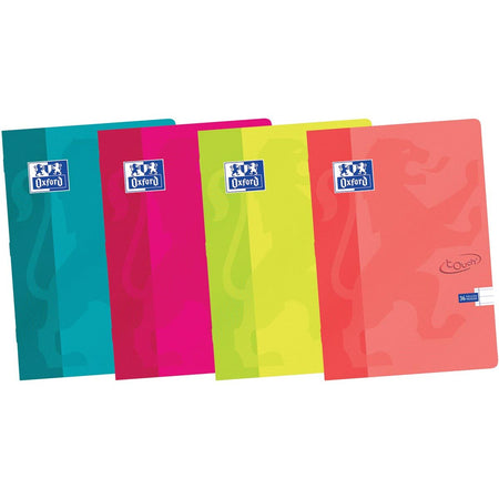 Oxford - Writing School Touch A5 ligne 72 pages 80gr assortis
