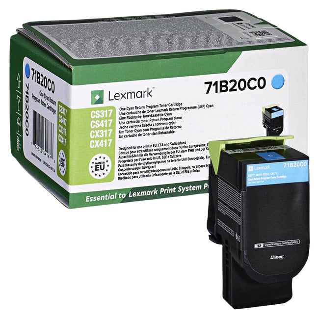 Lexmark - Cartouche toner 71b20c0 bleu