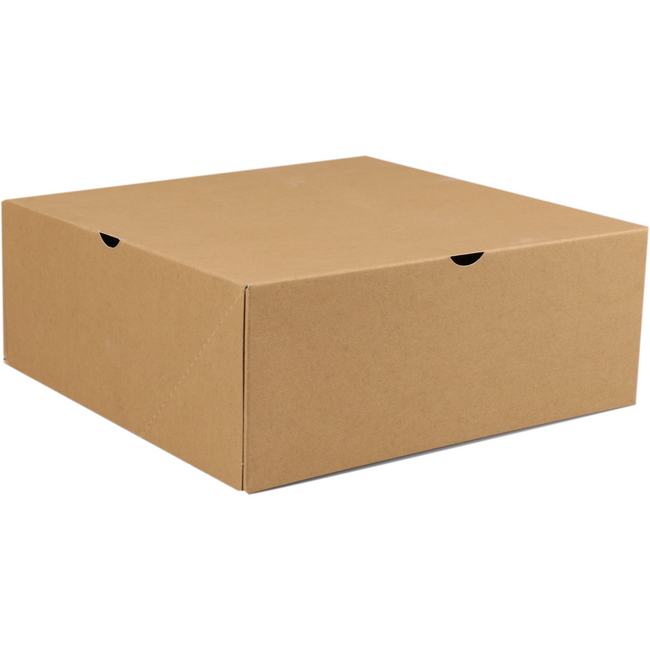 Klika - Pack Box | Cardboard | 26x26x10cm | sans fenêtre Brun | 100 pieces