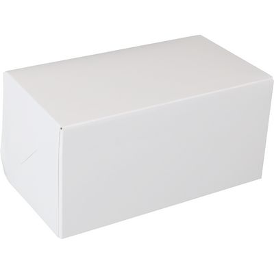 Klika - Boîte à pâtisserie | carton | 18x10x9cm | blanc | 100 pièces
