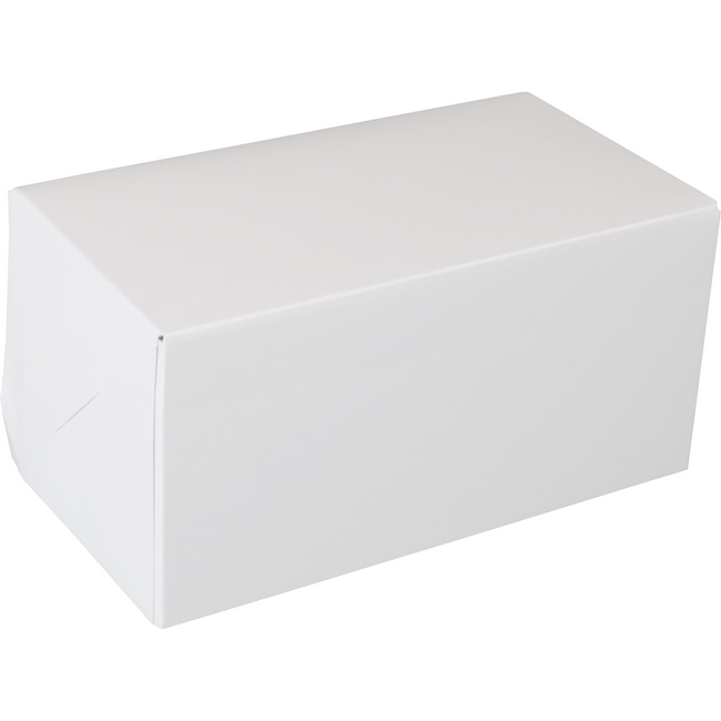Klika -  Gebaksdoos | karton | 18x10x9cm | wit | 100 stuks
