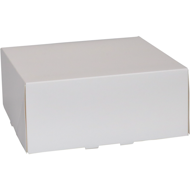 Klika -  Gebaksdoos | karton | 21x21x9cm | wit | 150 stuks