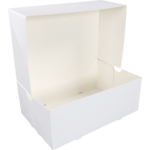 Klika - Gebaksdoos | karton | 24x16x9cm | zonder venster | wit | 100 stuks