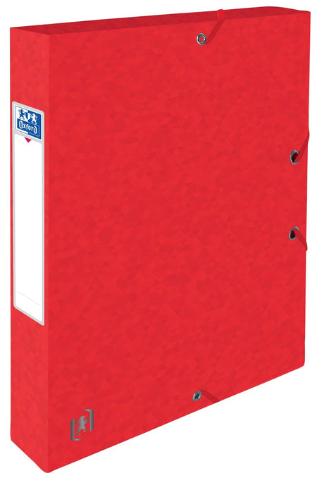 Oxford - Elastobox Top File+ A4 40mm rouge