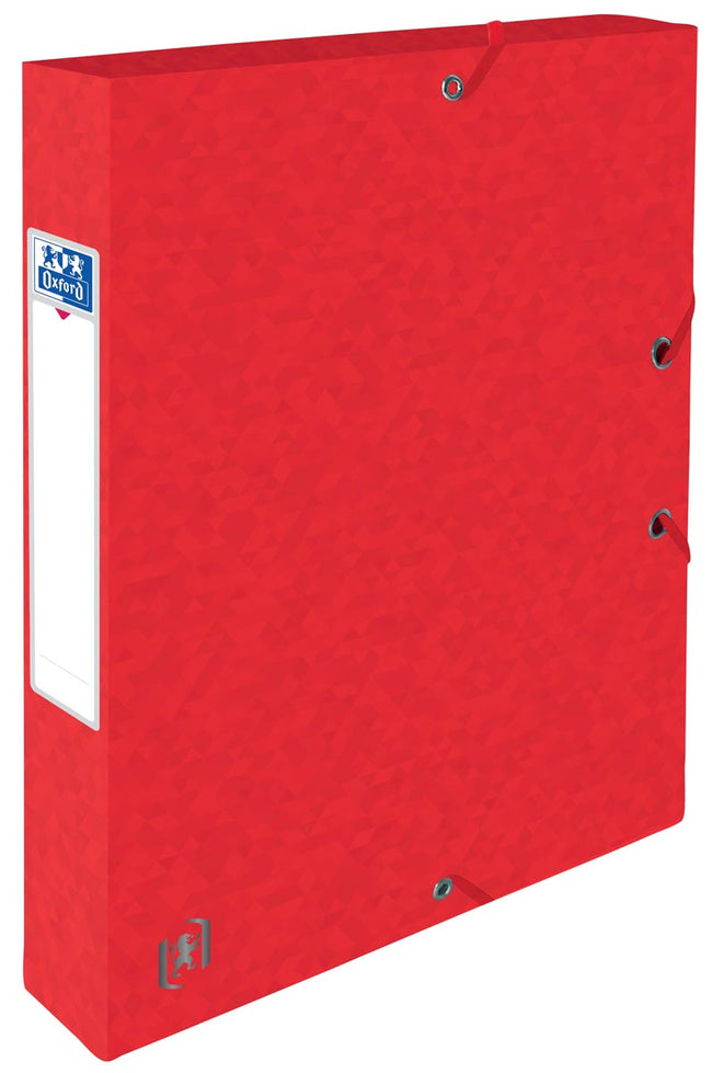 Oxford - Elastobox Top File+ A4 40mm rouge