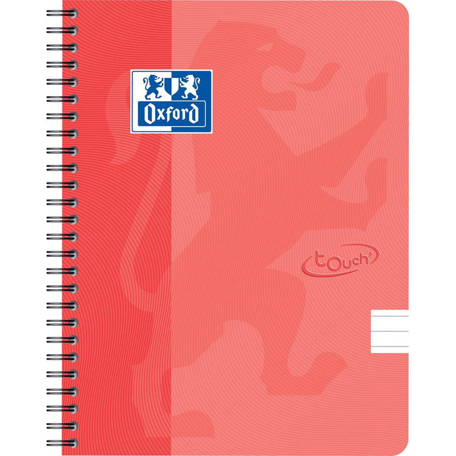 Oxford - Bloc spirale Touch A5 ligne 70 feuilles orange