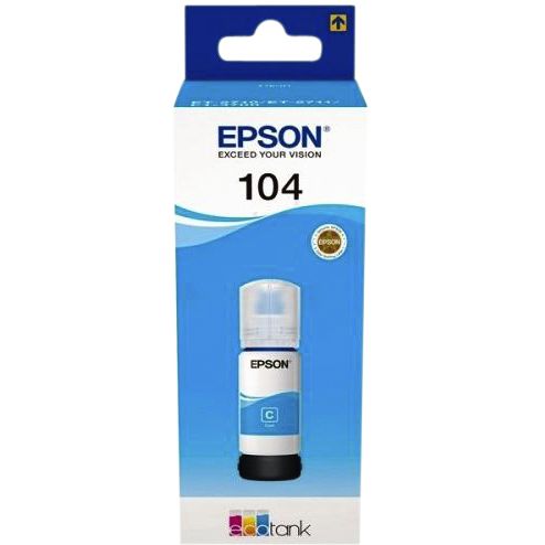 Epson - Nachfülltinte 104 T00P240 blau