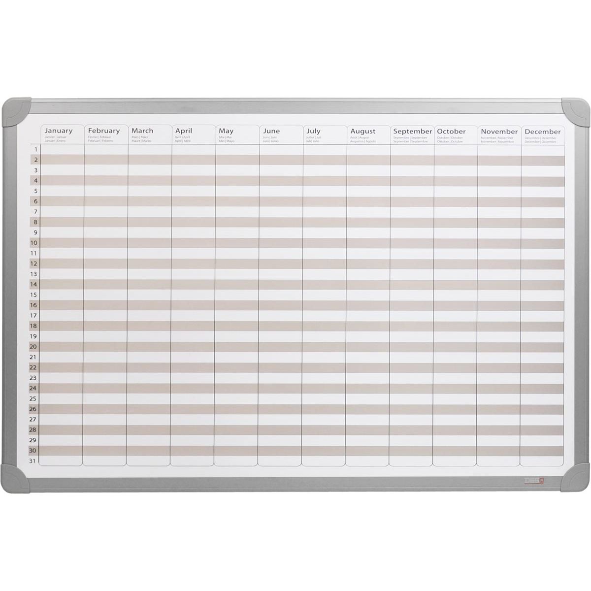 Desq -  jaarplanner Business Classy, magnetisch, ft 60 x 90 cm