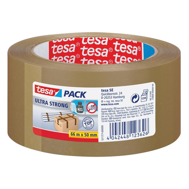 Tesa - Pack d'emballage® Ultra Strong 66mx50mm marron