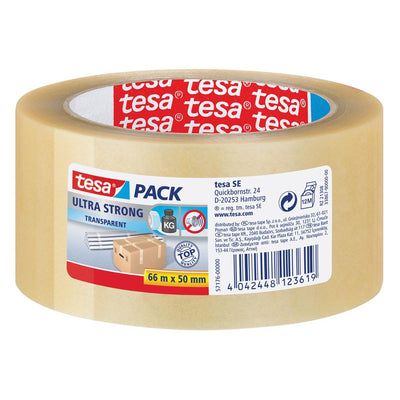 Tesa - Pack emballage® Ultra Strong 66mx50mm transparent