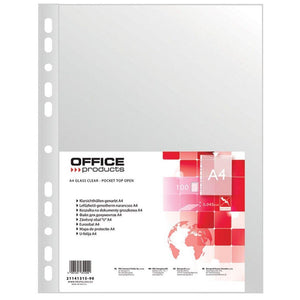 OFFICE products -   showtas, gekorreld, A4, 45 micron, pak van 100 stuks