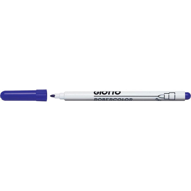 Giotto -  Robercolor whiteboardmarker fijn, ronde punt, blauw