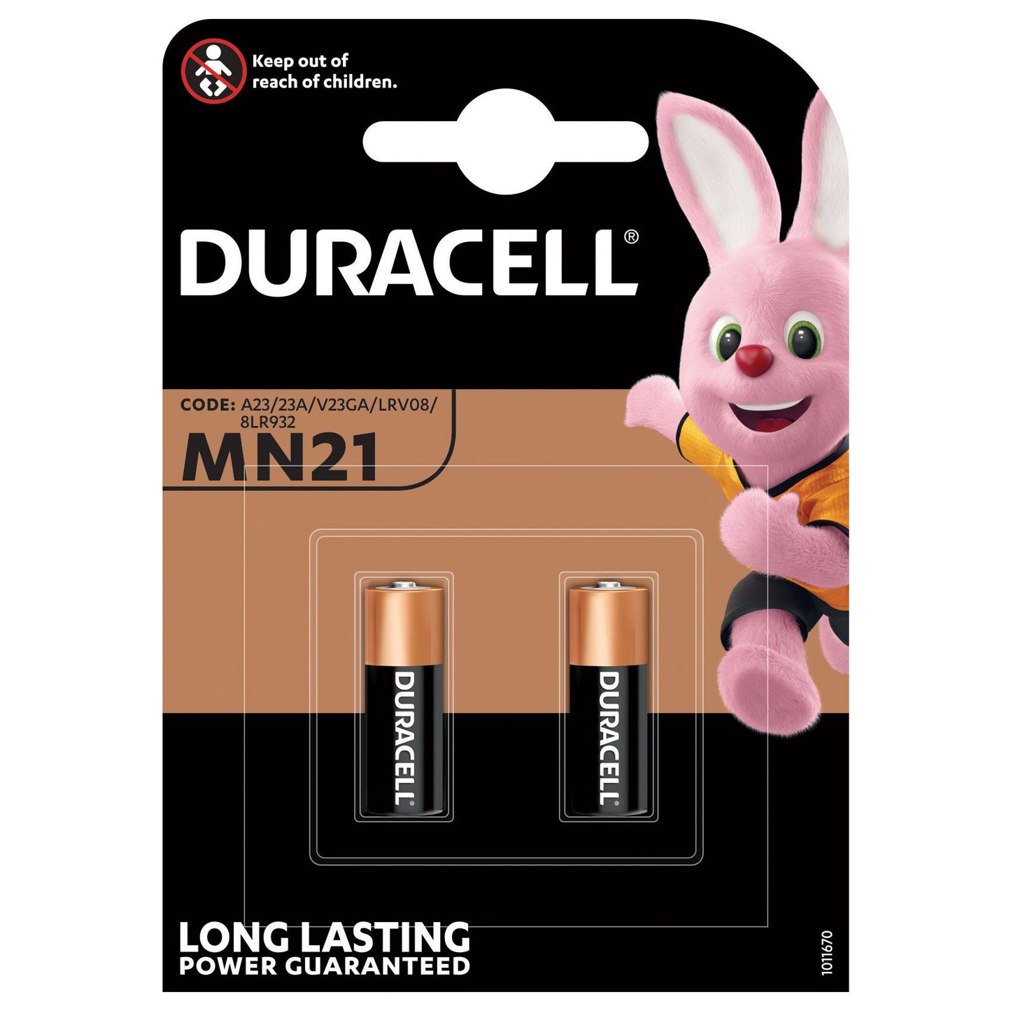 Duracell -  Batterij 2x MN21 alkaline | 10 stuks