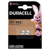 Duracell - Pile bouton 2x357/303 oxyde d'argent Ø11,6mm 2 pièces