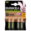 Duracell - Batterie rechargeable 4xAA 2500mAh Ultra | 10 pièces