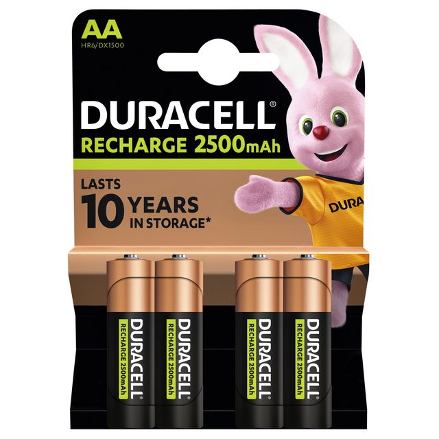 Duracell -  Batterij oplaadbaar  aa ultra rcr 2500mah | 10 stuks