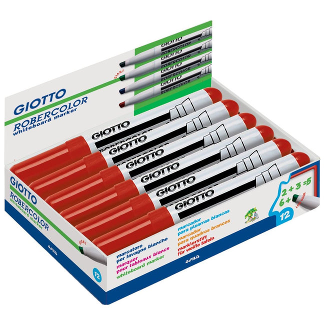 Giotto - RoberColor Whiteboardmarker Maxi, Behine Point, rouge