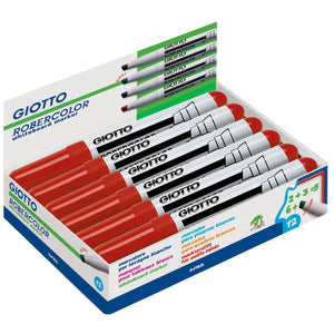 Giotto -  Robercolor whiteboardmarker maxi, schuine punt, rood