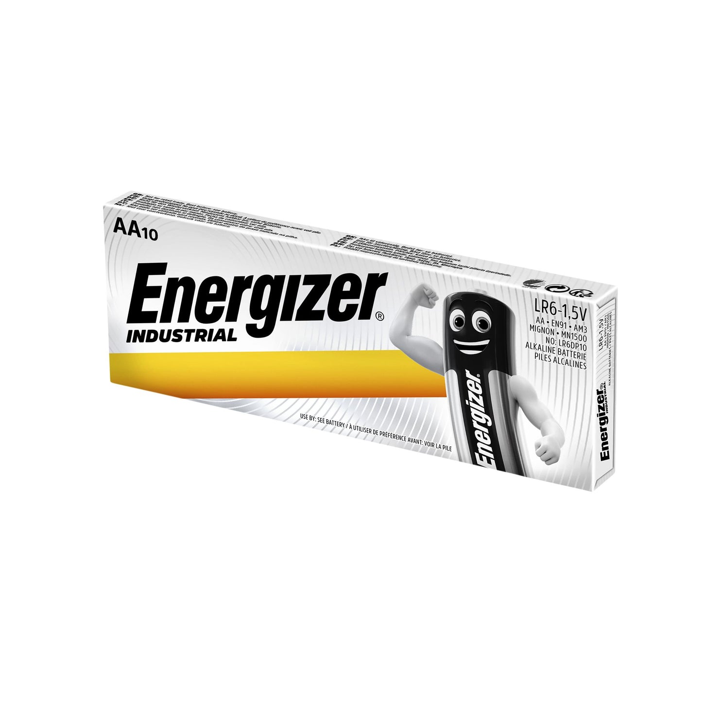 Energizer - Battery Industrial AA Alkaline Box mit 10 Stück