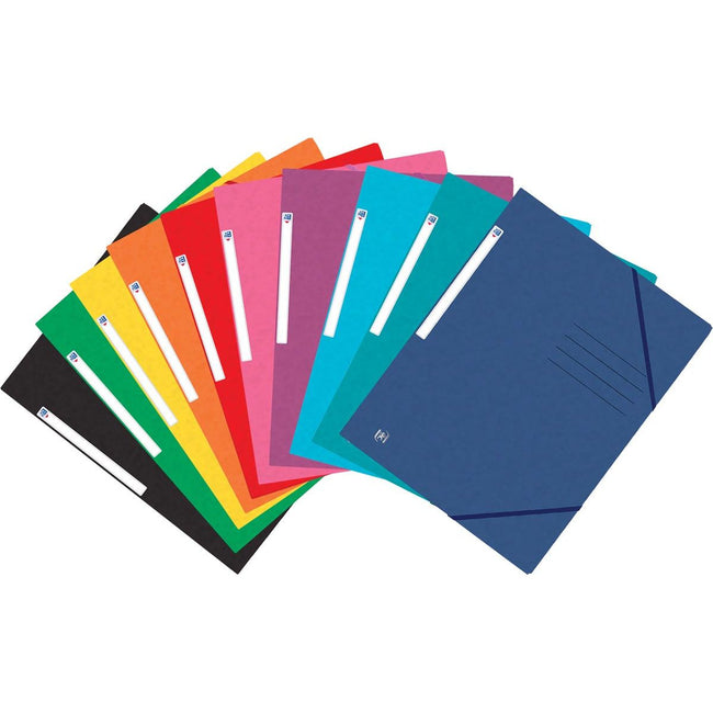 Oxford - Fichier supérieur + élastomap, pour FT A4, couleurs assorties