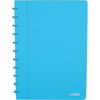 Atoma - Notizbuch A4-Linie 144 Seiten 90gr PP transparent sortiert